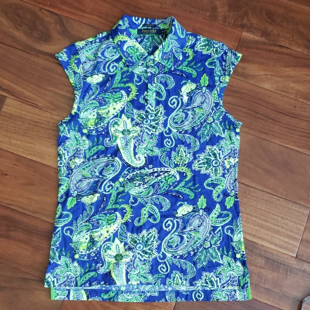 Ralph Lauren Polo golf Tailoredfit top sz M